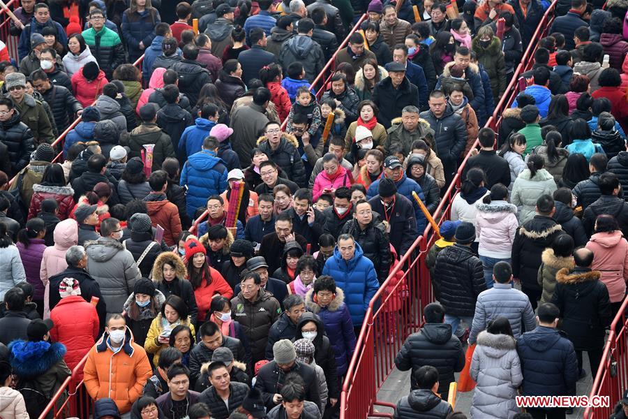 Temple fair of Badachu Park in Beijing