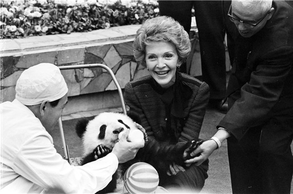 Nancy Reagan remembered as panda savior