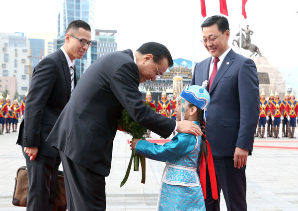 Li calls Sino-Mongolia ties 'best ever'