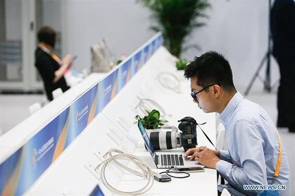 Media center of Belt and Road Forum put into operation in Beijing