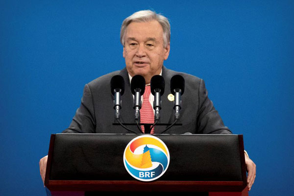 UN chief urges global efforts to tap Belt and Road potential for common development