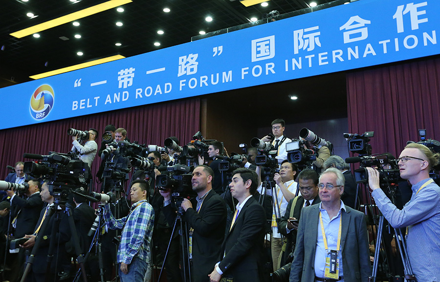 Journalists across world cover Belt and Road forum in Beijing