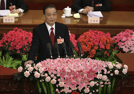Premier: China 'able to achieve' about 8% growth