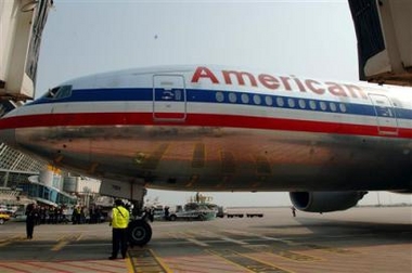 American Airlines lands in China