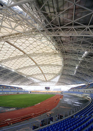 China's first convertible stadium