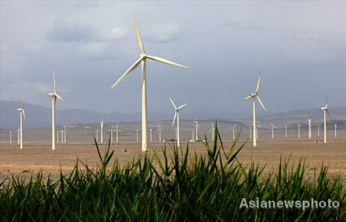 Xinjiang spends heavily on wind power industry