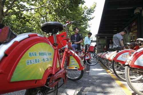 Hangzhou expands bike rental program