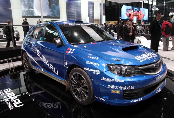 Subaru racecar