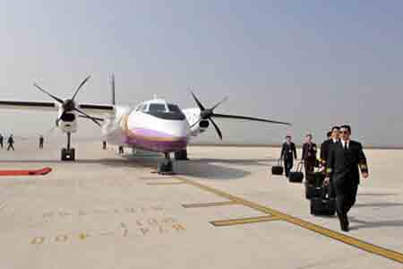 Chinese-made reginal jet launched for domestic commercial flight