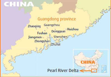 Changing times in Pearl River Delta region