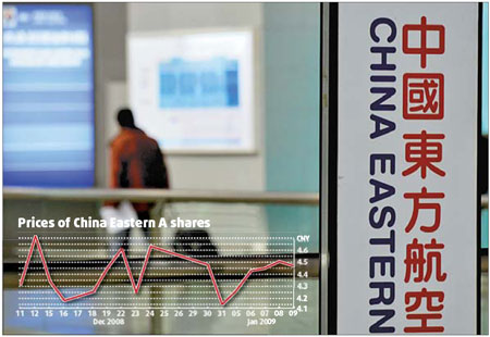 China Eastern tries to ride out