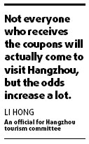 Tourism: Bid to lure tourists to Hangzhou