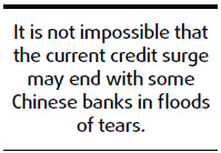 Flood of bank loans