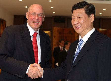 No change in currency policy, Xi tells Paulson