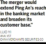 Ping An, SDB discuss banks tie-up
