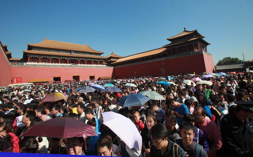 Large crowds force Forbidden City to rethink ticketing policy