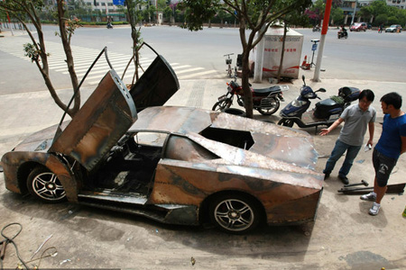 Shabby or luxurious? 'Lamborghini' upgrade for 90,000 yuan