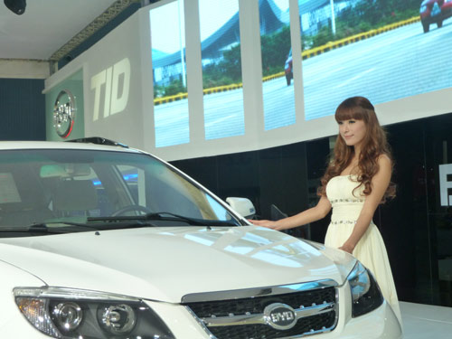 Car models at Guangzhou show