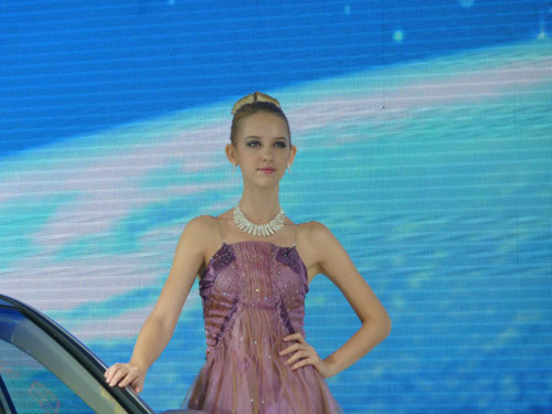 Car models at Guangzhou show