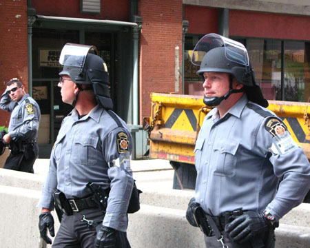 Security force in Pittsburgh