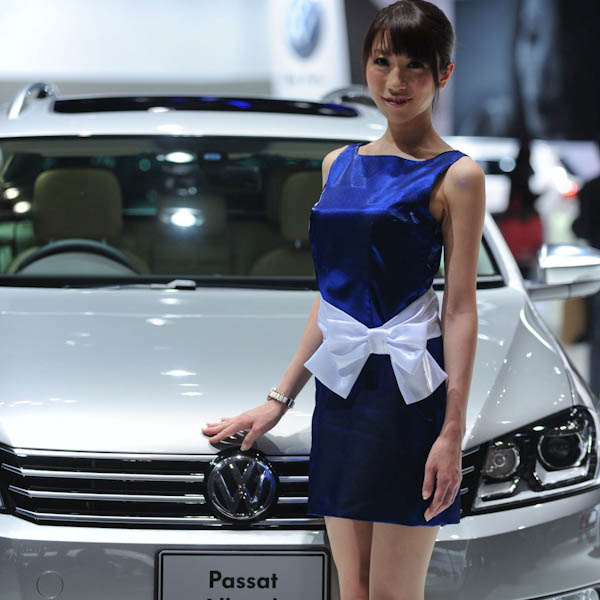 Models at Tokyo Motor Show