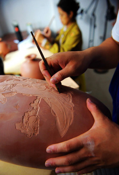 Graduate studies new pottery techniques