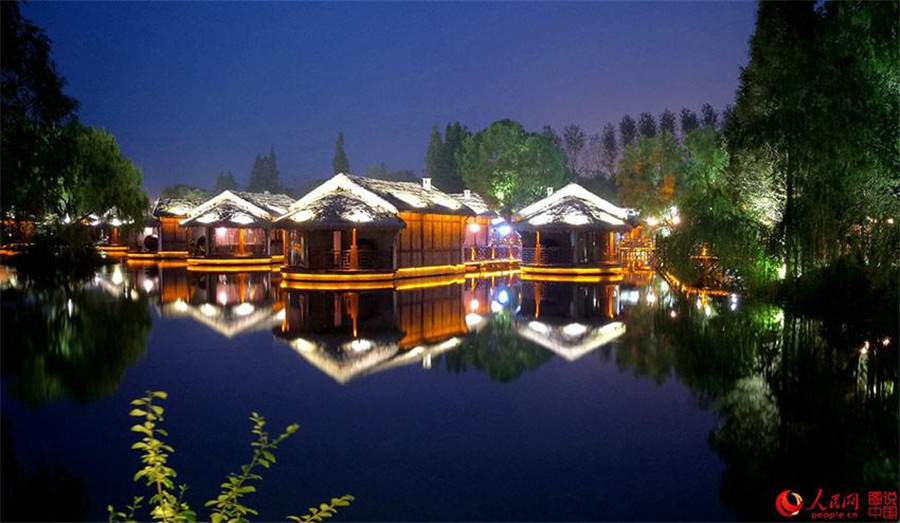 Idyllic scenery of Wuzhen 'water town'