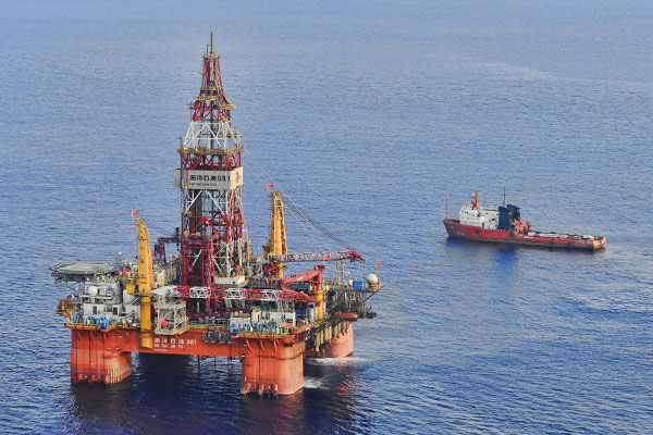 China's first deep-water drill