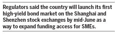 Junk bonds entering the market