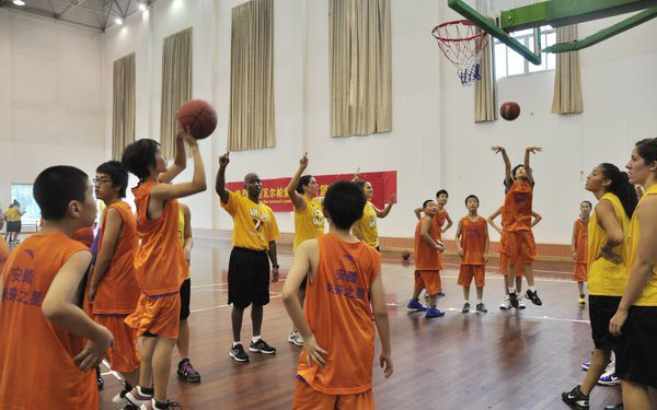 Basketball summer camp is a slam-dunk for children