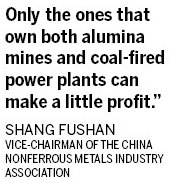 Nonferrous metals output growth slows