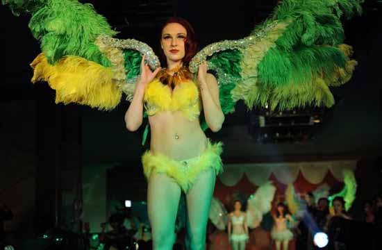 Models put on a show for Spring Festival celebration