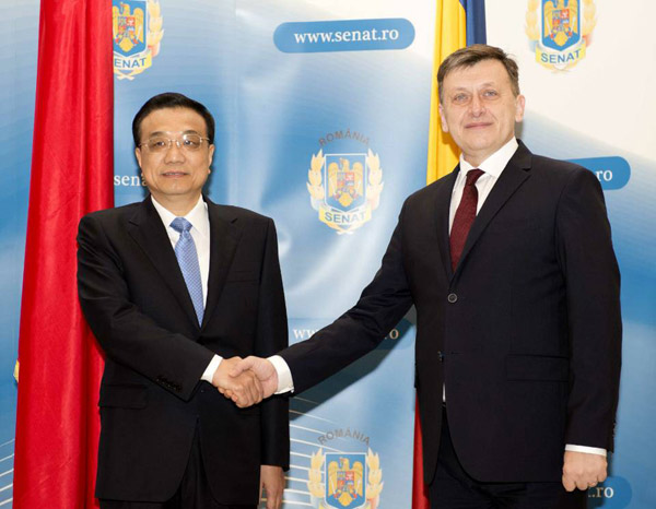 Premier Li sees bigger role for China in Romanian infrastructure