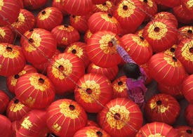 Fresh flowers ready for double festival