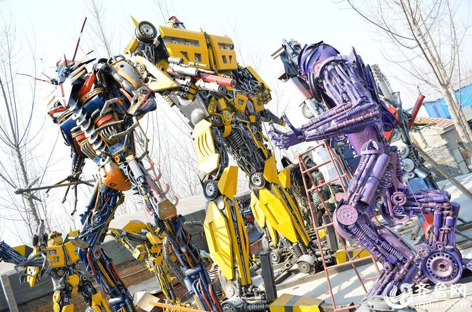 Junk transformed into transformers