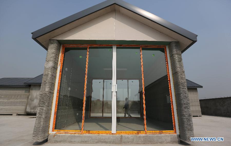 3D-printed houses built in Shanghai