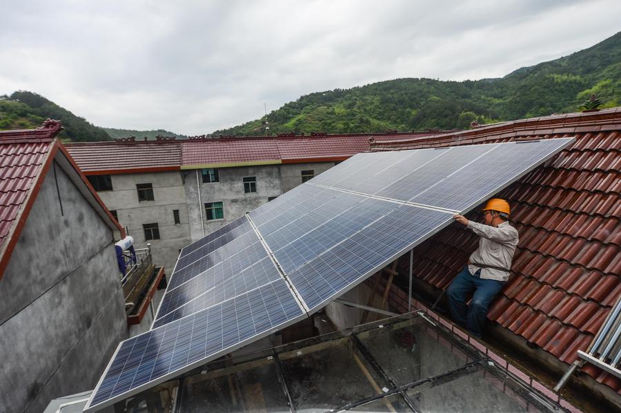 Homemade PV power station in Zhejiang