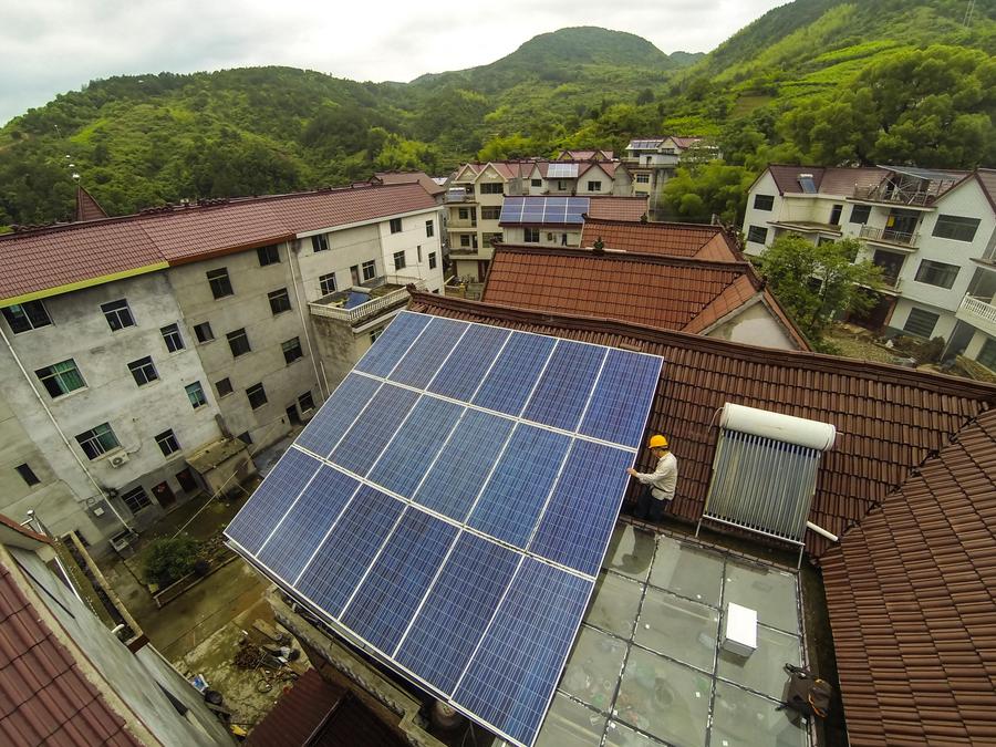 Homemade PV power station in Zhejiang