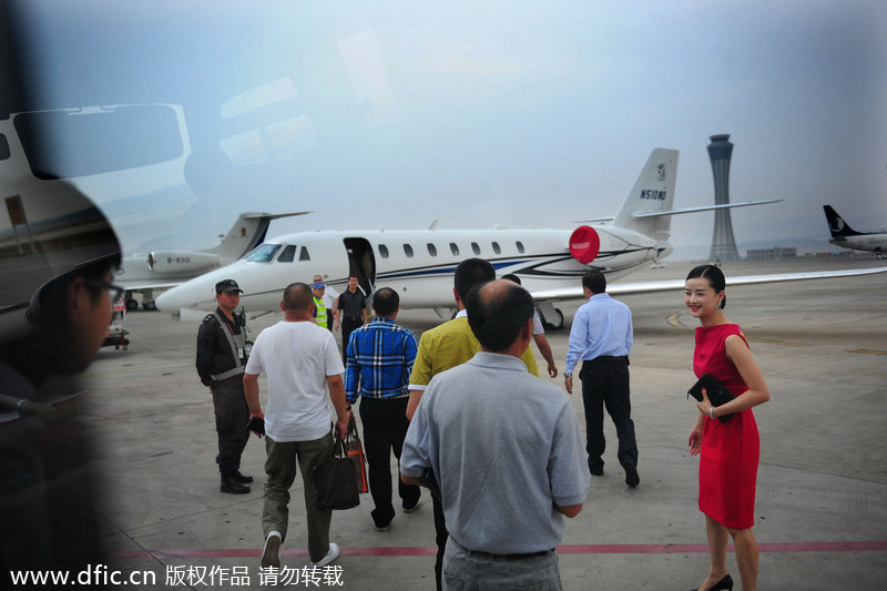 Private jet lures the wealthy in Yunnan