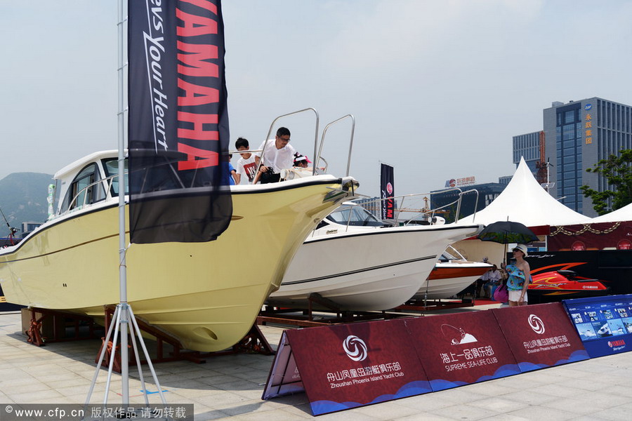 Zhoushan intl boat show under way