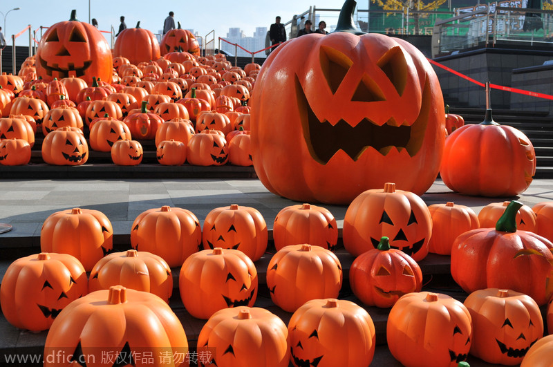 Halloween promotions abound in China