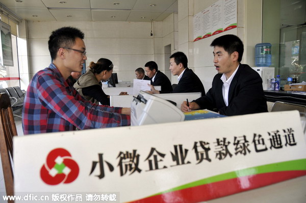 Loans to small businesses rise by 3.08t yuan in 2014