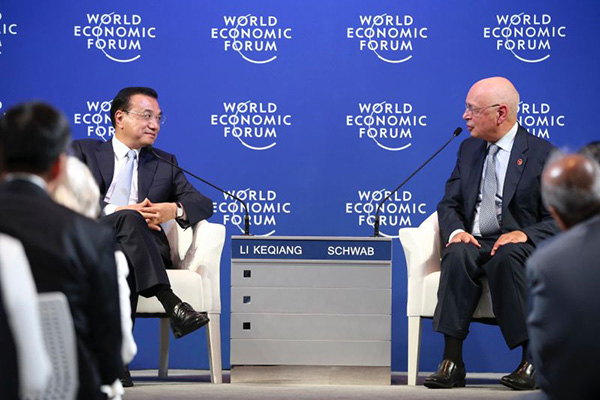 Transcript of Premier Li Keqiang's meeting with Chinese and foreign business representatives at the Ninth Annual Meeting of the New Champions