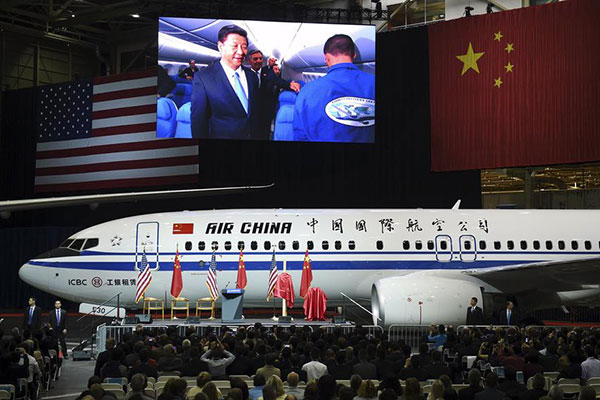 Xi encourages Boeing to expand exemplary cooperation with China