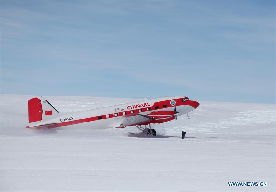 China's first polar airplane conducts successful trial flight