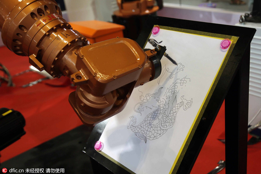 Robots of the future at Shanghai robot show