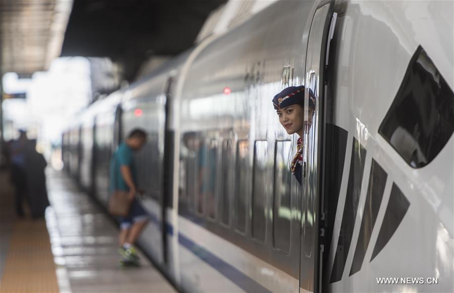 New railway station for high-speed rails opens in Xinjiang