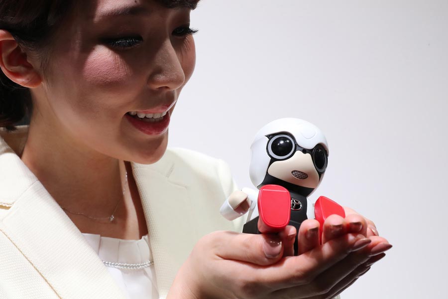 Toyota unveils Kirobo Mini baby robot