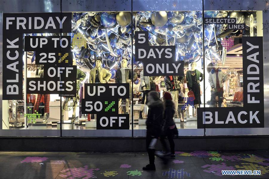 Shoppers splurged during 'Black Friday' sales around the globe