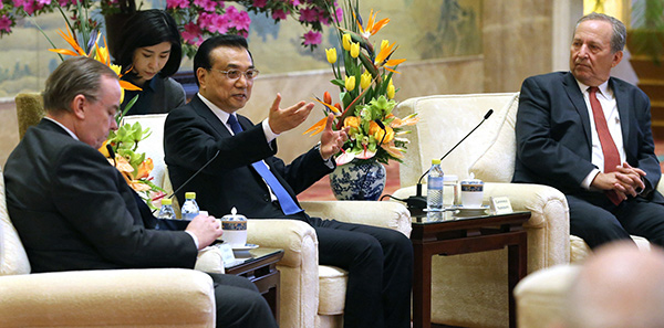 Li says trade friction should be tackled through dialogue